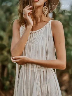 Chintamani Alchemistry Rope Collar Dress / Off White^ Maxi Dress