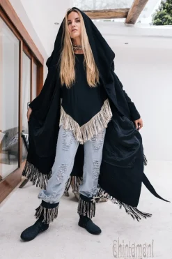 Chintamani Alchemistry Shamanic Canvas Coat / Black^ Jackets & Coats