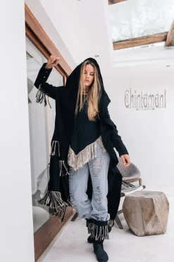 Chintamani Alchemistry Shamanic Canvas Coat / Black^ Jackets & Coats