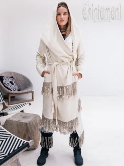 Chintamani Alchemistry Shamanic Canvas Coat / Cream^ Jackets & Coats