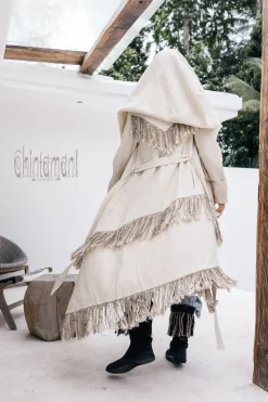 Chintamani Alchemistry Shamanic Canvas Coat / Cream^ Jackets & Coats