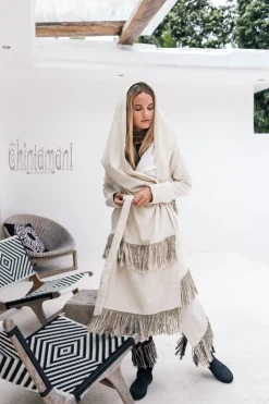 Chintamani Alchemistry Shamanic Canvas Coat / Cream^ Jackets & Coats