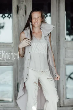 Chintamani Alchemistry Shamanic Canvas Coat / Grey^ Jackets & Coats