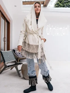 Chintamani Alchemistry Shamanic Canvas Jacket / Cream^ Jackets & Coats
