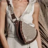 Chintamani Alchemistry Shipibo Waist Bag / Brown^ Canvas Hip Bags