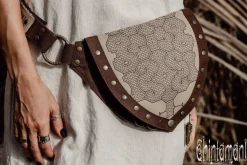 Chintamani Alchemistry Shipibo Waist Bag / Brown^ Canvas Hip Bags