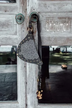 Chintamani Alchemistry Shipibo Waist Bag / Dark Grey^ Canvas Hip Bags