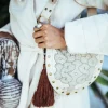 Chintamani Alchemistry Shipibo Waist Bag / Off White^ Canvas Hip Bags