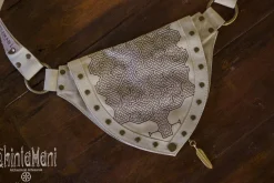 Chintamani Alchemistry Shipibo Waist Bag / Off White^ Canvas Hip Bags