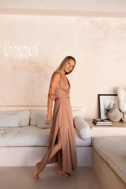 Chintamani Alchemistry Sleeveless Wrap Dress / Dusty Pink^ Wrap Dress
