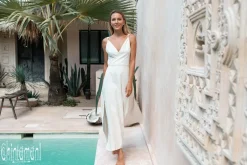 Chintamani Alchemistry Sleeveless Wrap Dress / Off White^ Wrap Dress