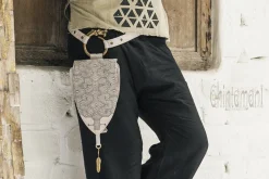 Chintamani Alchemistry Transformer Waist Bag / Beige^ Canvas Hip Bags
