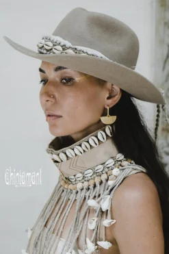 Chintamani Alchemistry Tribal Collar Necklace / Beige^ Accessories