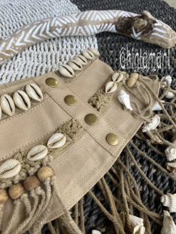 Chintamani Alchemistry Tribal Collar Necklace / Beige^ Accessories