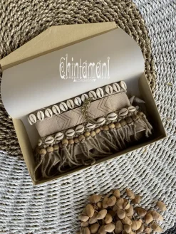 Chintamani Alchemistry Tribal Collar Necklace / Beige^ Accessories