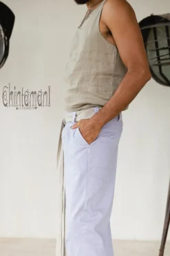 Chintamani Alchemistry Twill Long Pants / Light Blue^ Pants