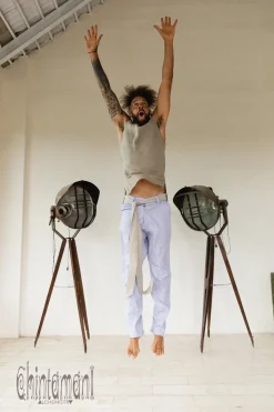 Chintamani Alchemistry Twill Long Pants / Light Blue^ Pants