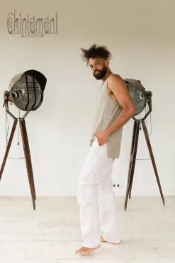 Chintamani Alchemistry Twill Long Pants / Light Gray^ Pants