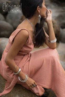 Chintamani Alchemistry V-neck Maxi Dress / Coral Rose^ Maxi Dress