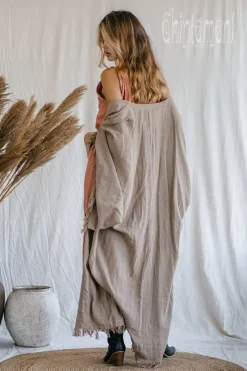 Chintamani Alchemistry Wide Sleeve Kimono / Coffee^ Kimono & Cover Up