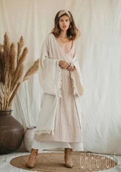Chintamani Alchemistry Wide Sleeve Kimono / Off White^ Kimono & Cover Up