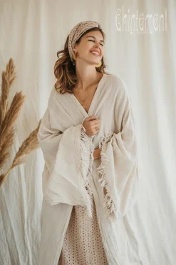 Chintamani Alchemistry Wide Sleeve Kimono / Off White^ Kimono & Cover Up