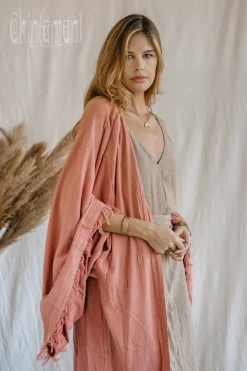 Chintamani Alchemistry Wide Sleeve Kimono / Soft Pink^ Kimono & Cover Up