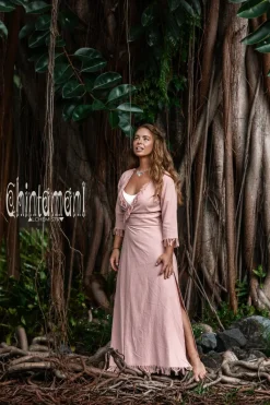 Chintamani Alchemistry Wrap Boho Dress / Dusty Rose^ Wrap Dress
